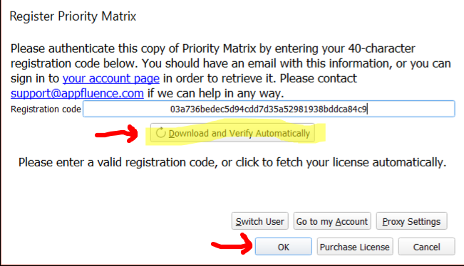 Priority Matrix App Authenticate For Mac